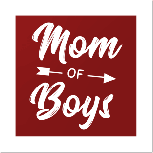 mom of boys Posters and Art